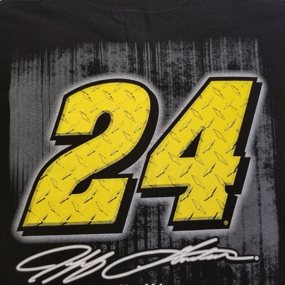 Jeff Gordon NASCAR Graphic Tee Size XL Double Sided Short Sleeve Crew Neck - Picture 8 of 10